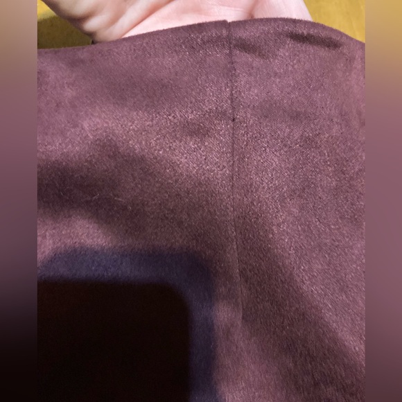 NWT Ladies Size Small SHEIN Bae Burgundy Lined Skirt - Picture 9 of 13